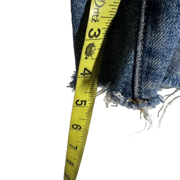 Oliver Logan Bedford Raw Hem High Rise Denim Shorts 29 - Picture 7 of 11